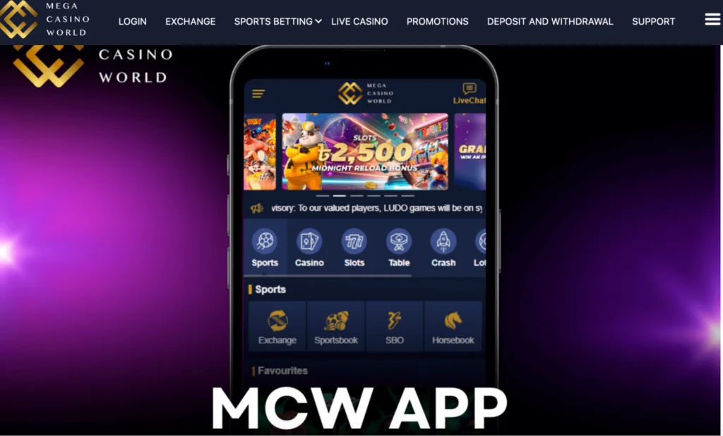 mcw casino login